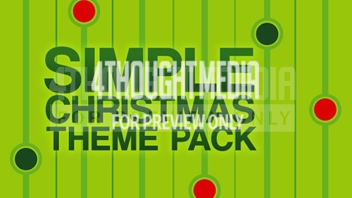 Simple Christmas Theme Pack